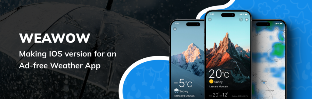 Making iOS version for an Ad-free weather app