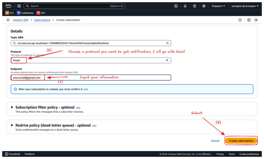 how to create aws lambda trigger