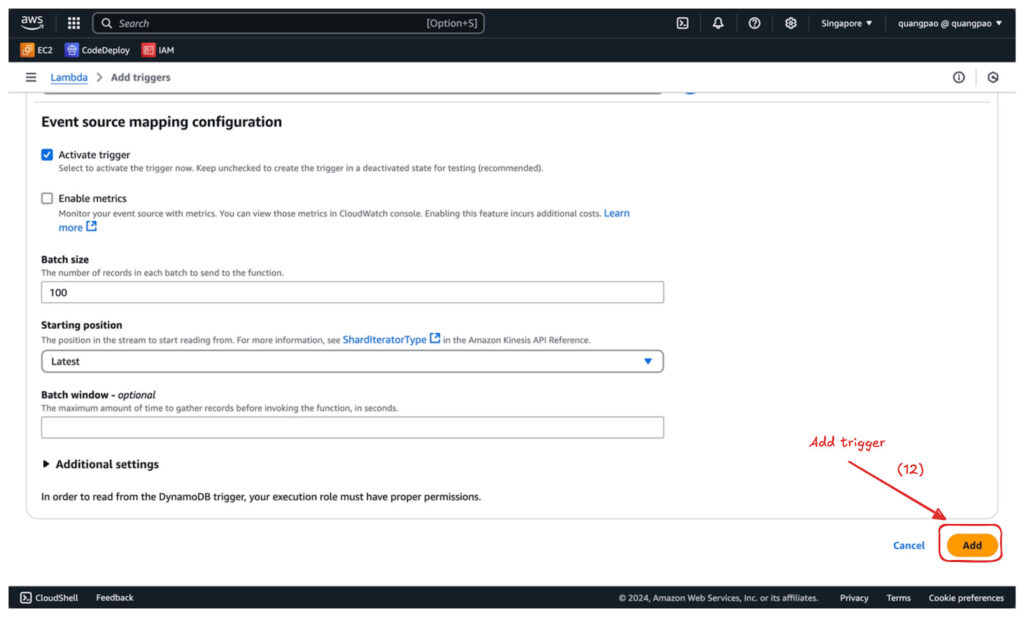 aws lambda triggers and events