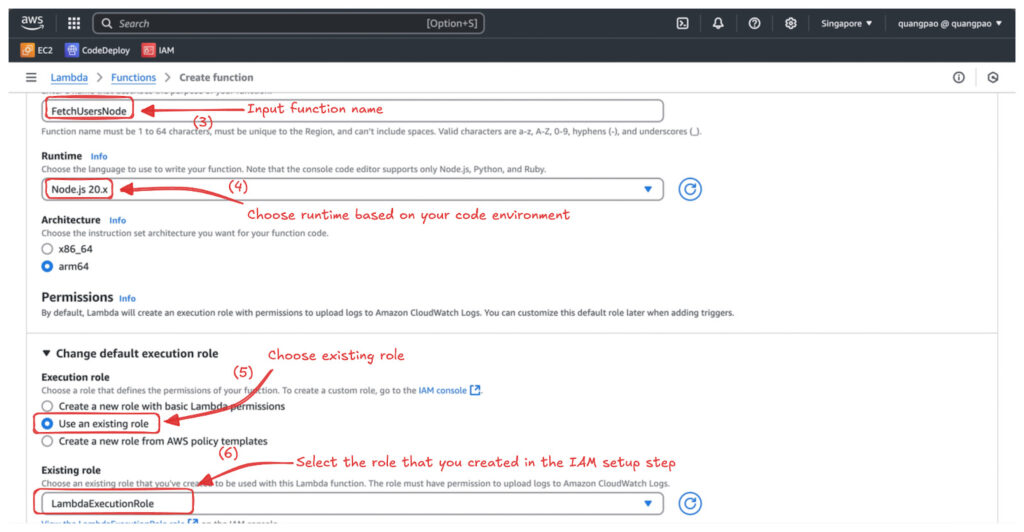 Deploy to AWS Lambda Function